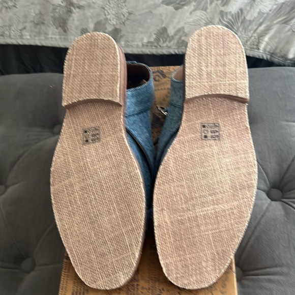 Free People NIB Denim Catherine Sandal - Picture 4 of 7